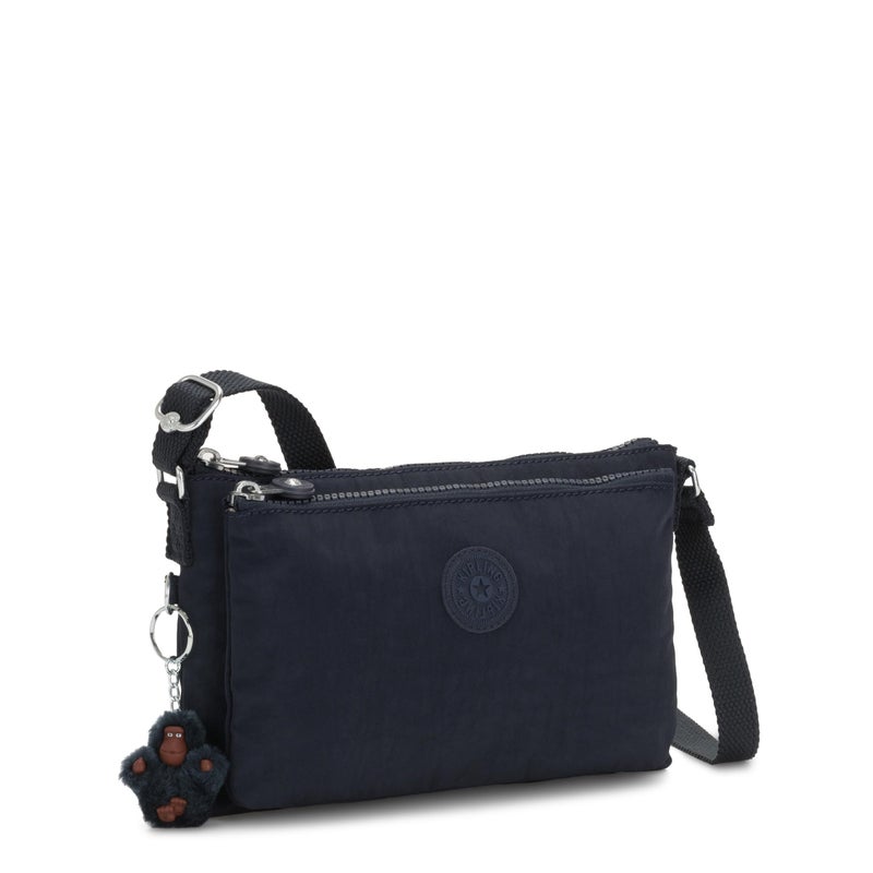 KIPLING KIPLING حقيبة ميكايلا للنساء من كيبلينغ، خفيفة جداً، حزام قابل للتعديل، حقيبة كروس بودي نايلون مطبوعة، Waves لذيذة، 9.25 ل x 6 ح 1.5 د الولايات المتحدة - Image 4